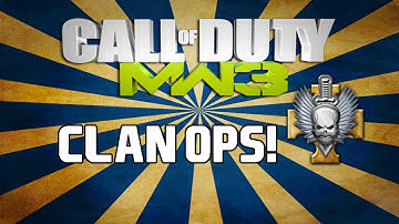 MW3 Clan Operations Released!