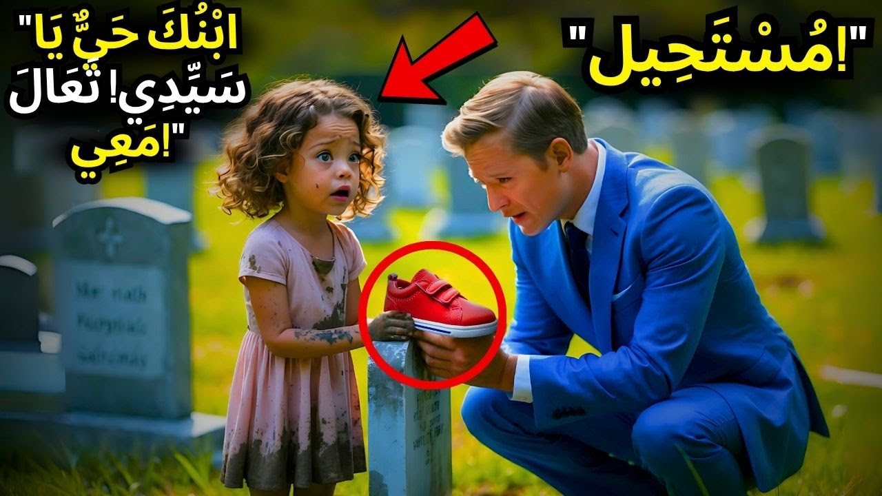 مليونير كان يبكي في جنازة ابنه... فتاة فقيرة تكشف شيئًا يجعله ينهار بالبكاء!