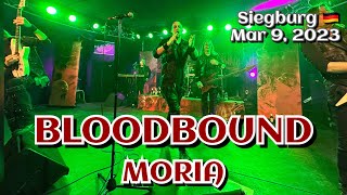 Bloodbound - Moria @Kubana, Siegburg, Germany 🇩🇪 March 9, 2023 LIVE HDR 4K