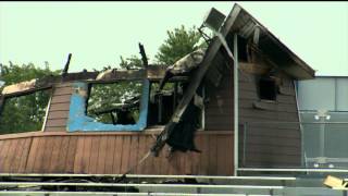 School loses sports equipment in press box fire, officials