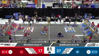 Qualification 23 - 2023 ISR District Event #1