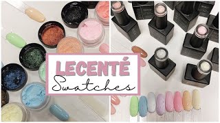 Lecenté gelpolish swatches en chrome pigmenten ♥ Beautynailsfun.nl