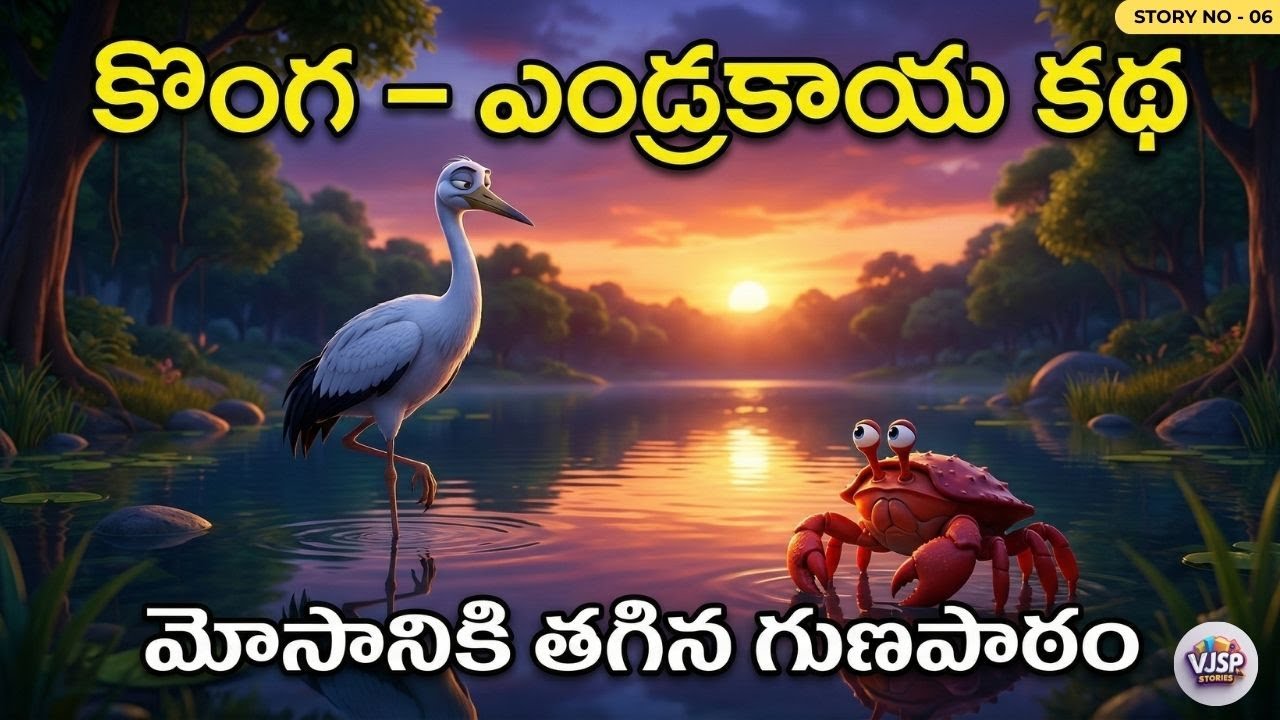 కొంగ – ఎండ్రకాయ కథ | Telugu Moral Stories | Telugu Stories
