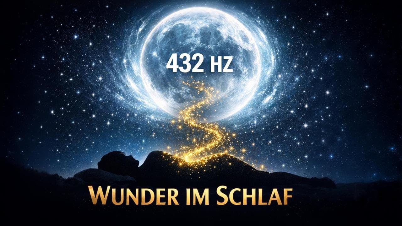 432 Hz + Delta Wellen | Manifestiere WUNDER im Schlaf | Unterbewusstsein programmieren (8 Stunden)