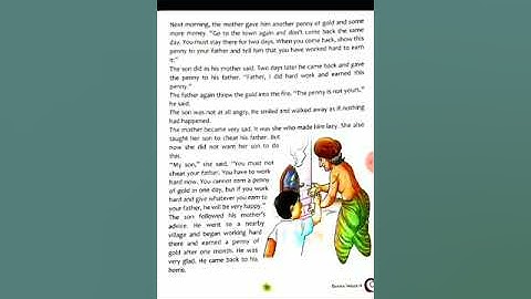 English Medium class-4 subject-Moral science Chapter - 3-  Hard work