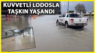 İskenderunda Kuvvetli Rüzgar Ve Yağmur Kıyı Şeridi Su Altında Kaldı