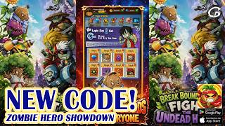 🎁 Zombie Hero Showdown All Trust 6 Giftcodes & How to Redeem Codes - Mobile Game (Android) screenshot 1