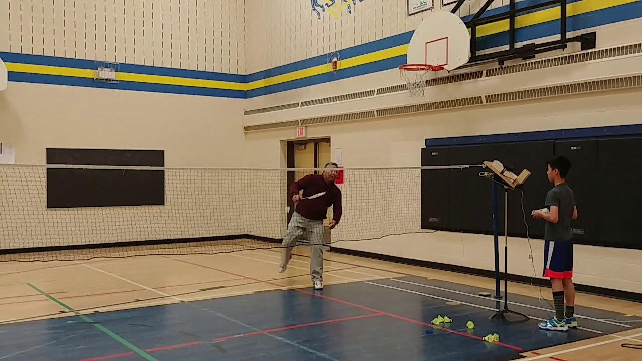 Trying out the birdie launcher. YouTube