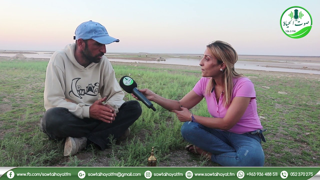 مسابقة صيد السمك الأول من نوعها في مدينة الحسكة السد الغربي