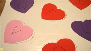 Toddler Tuesday l Giant Alphabet Heart Matching Game screenshot 1