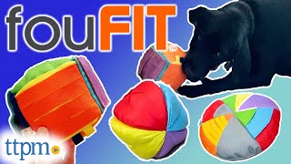Puppies Review the Hide 'n Seek Treat Toys for Dogs from fouFIT!