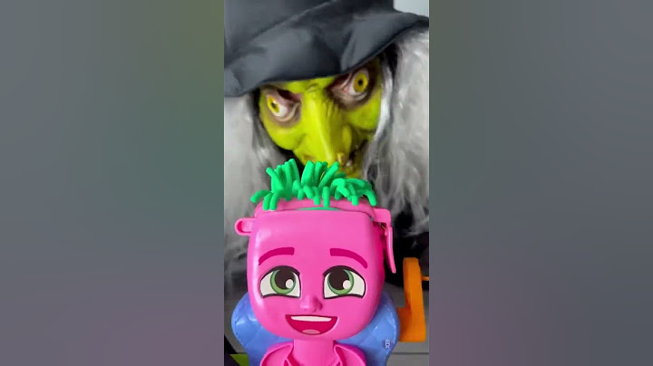Witch changes monster hair color 👻🤣 #shorts