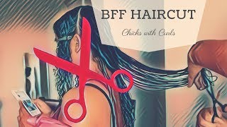 Would you let your best friend cut your hair?! | Chicks with Curls