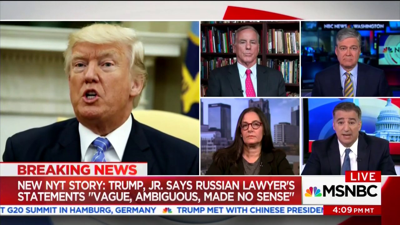 Brian Darling on MSNBC Live with Thomas Roberts on July 9, 2017 (Part 1)