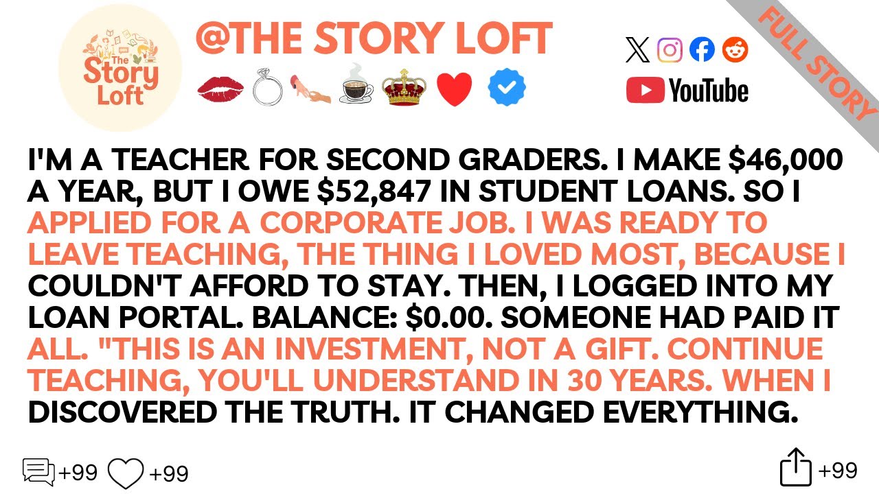 "A Stranger Paid Off My $50,000 Student Loan. The Note Said: 'You'll Understand in 30 Years.'"