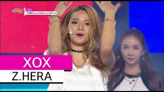 [HOT] Z.HERA - XOX, 지헤라(feat. 이유애린 of 나인뮤지스) - 엑스오엑스, Show Music core 20150725