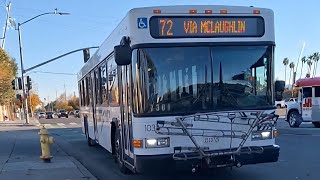 Santa Clara VTA 2001 Gillig Low Floor 40' #1034 on Line 72