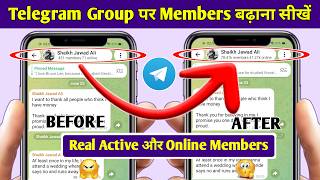 Telegram Group Members Tricks | Add Members Telegram Group | Indian Telegram Group Members 🔥🔥