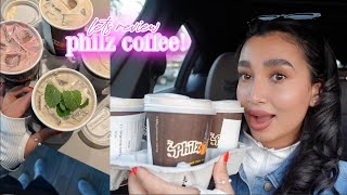 Try Philz Coffee With Me Honey Haze, Mint Mojito, Rose, Ginger Snap