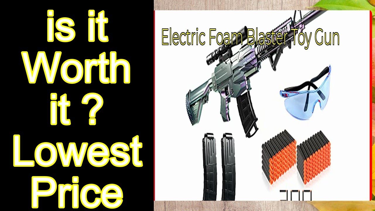 Electric Foam Blaster Toy Gun Features - Important Information