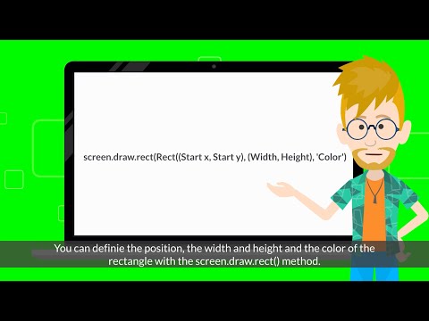 4. How to Draw Rectangle | Chapter 3: Drawing Shapes & Text in Pygame Zero