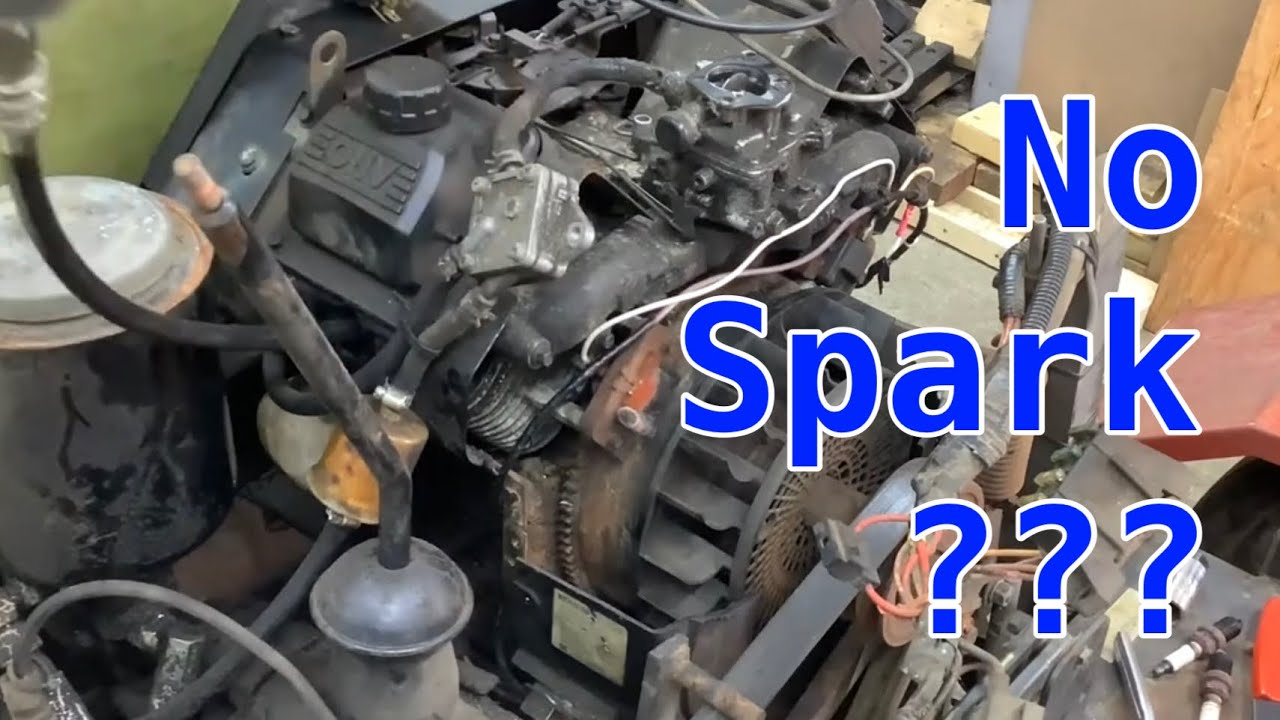 Kohler V twin no spark - YouTube