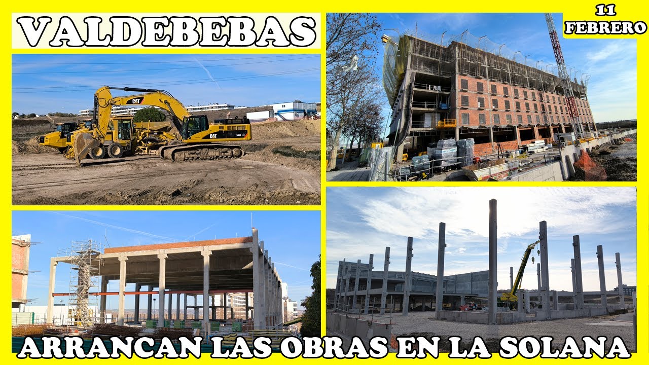 🚧 AVANCES VALDEBEBAS: ARRANCA LA SOLANA, ¿INTERCAMBIADOR EN MARZO? | OBRAS  MADRID | 11 FEBRERO 2025