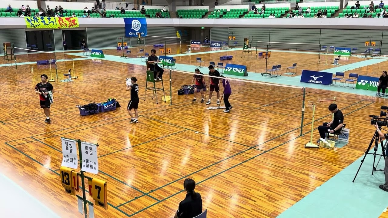全日本社会人バドミントン選手権2024決勝 古賀福島VS柴田篠谷