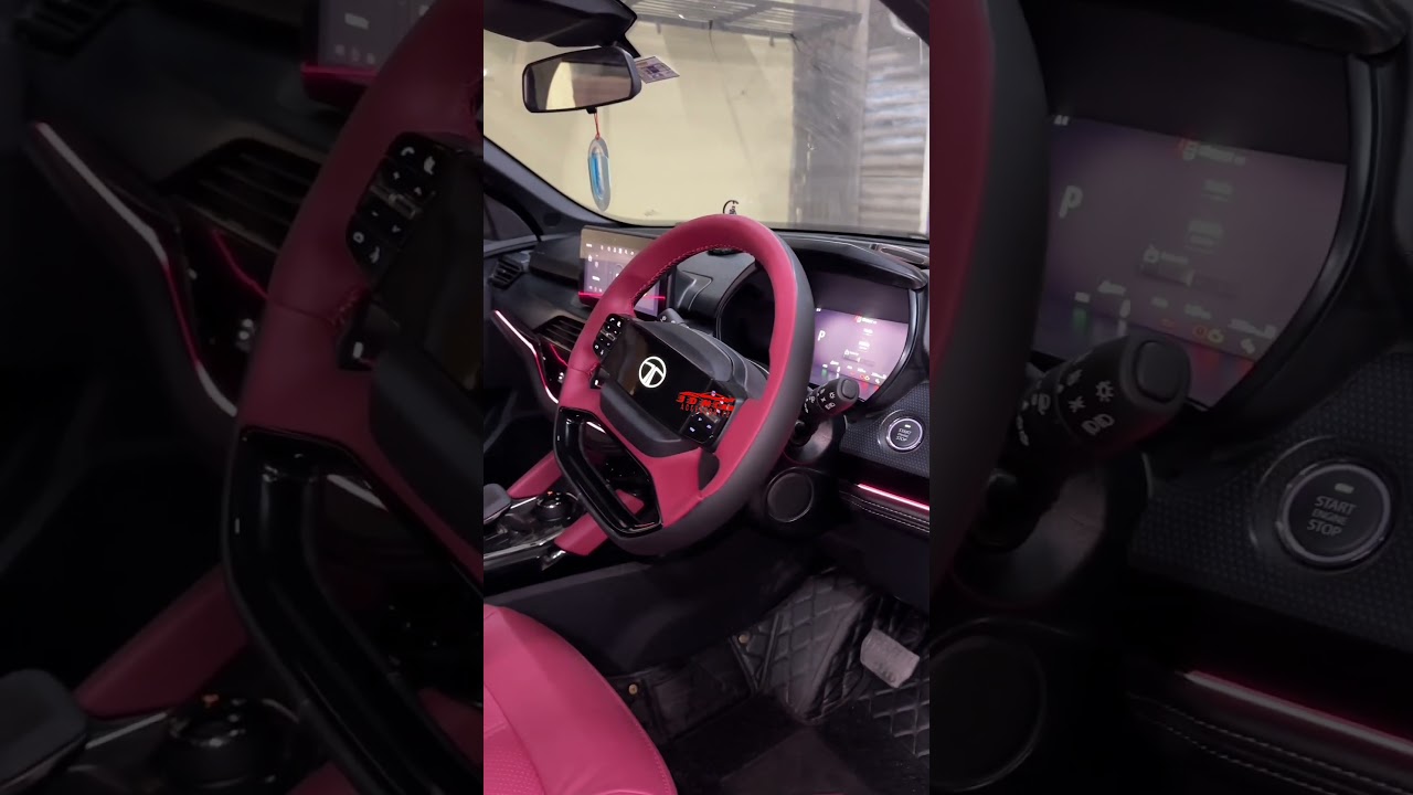 THE TATA SAFARI RED ROSE INTERIOR MODIFCATION || JAGDAMBA CAR ACCESSORIES