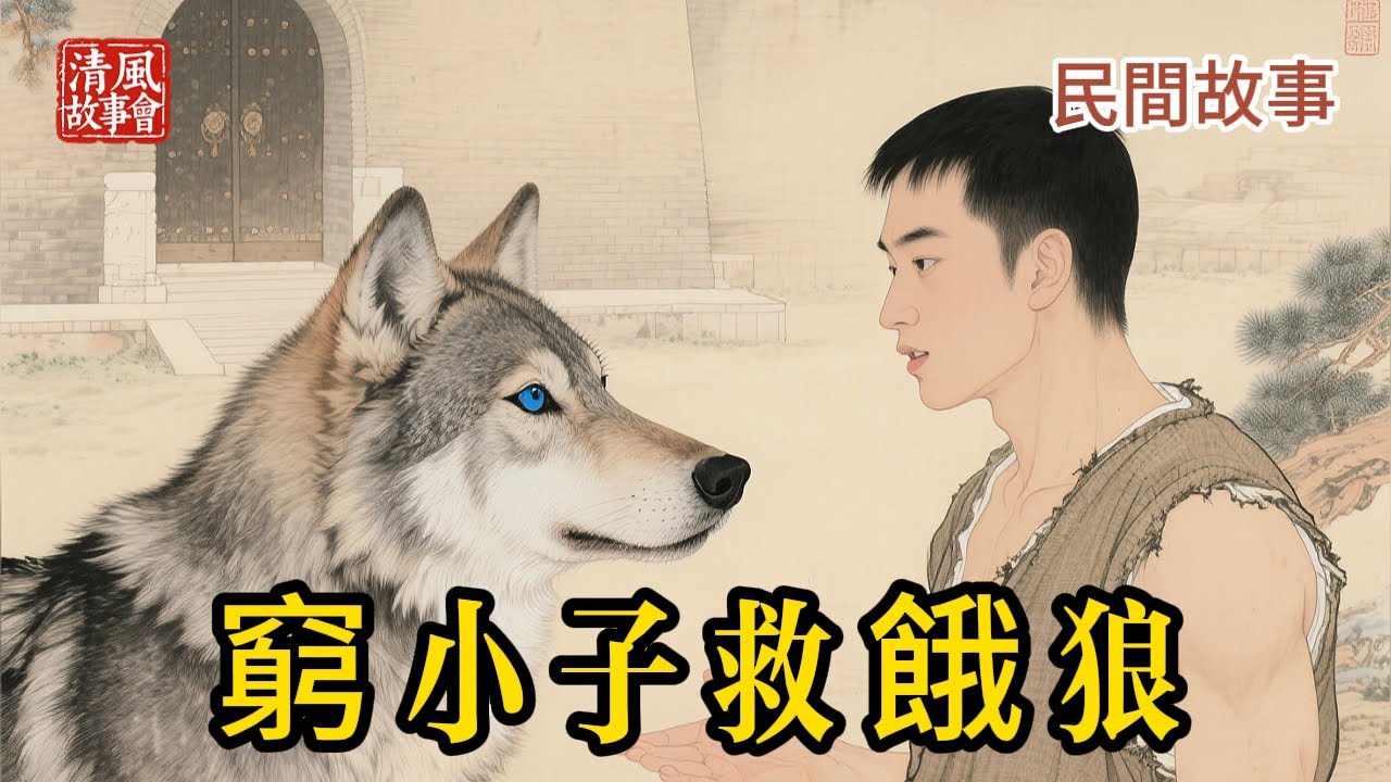 窮小子好心救下餓狼，沒想到牠竟是狼王！為報恩，竟在縣令公子大婚之日，搶來新娘當聘禮！#民間故事 #神話故事 #因果報應 #善惡 #傳說 #睡前故事 #聽書