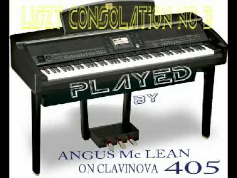 clavinova 405 lizst consolation no 3 played by ANG...