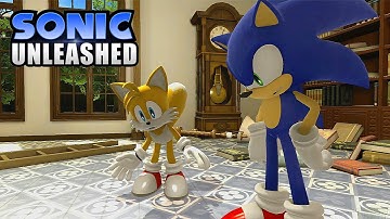 Sonic Unleashed - Savannah Citadel Night Act 1 - Walkthrough on Xbox Series X (Part 5)