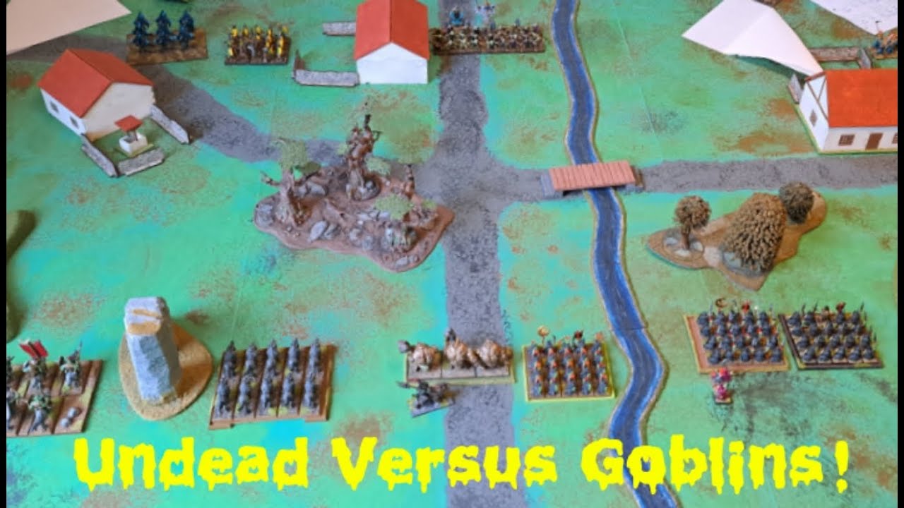 Kings of War 3rd Edition Battle Report - Undead v Goblins