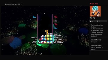 Tspin attempts Tetris effect single game high score (endless marathon )