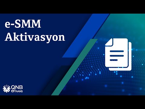 e-SMM Aktivasyon