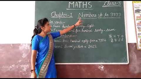 Maths|| Numbers up to 9999|| class-3