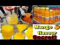 Secret of mango 🥭 juice flavour | mango juice ko gadha karne ka recepie | synthetic mango juice