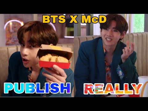 [BTS X McD] Publish vs Really Moment