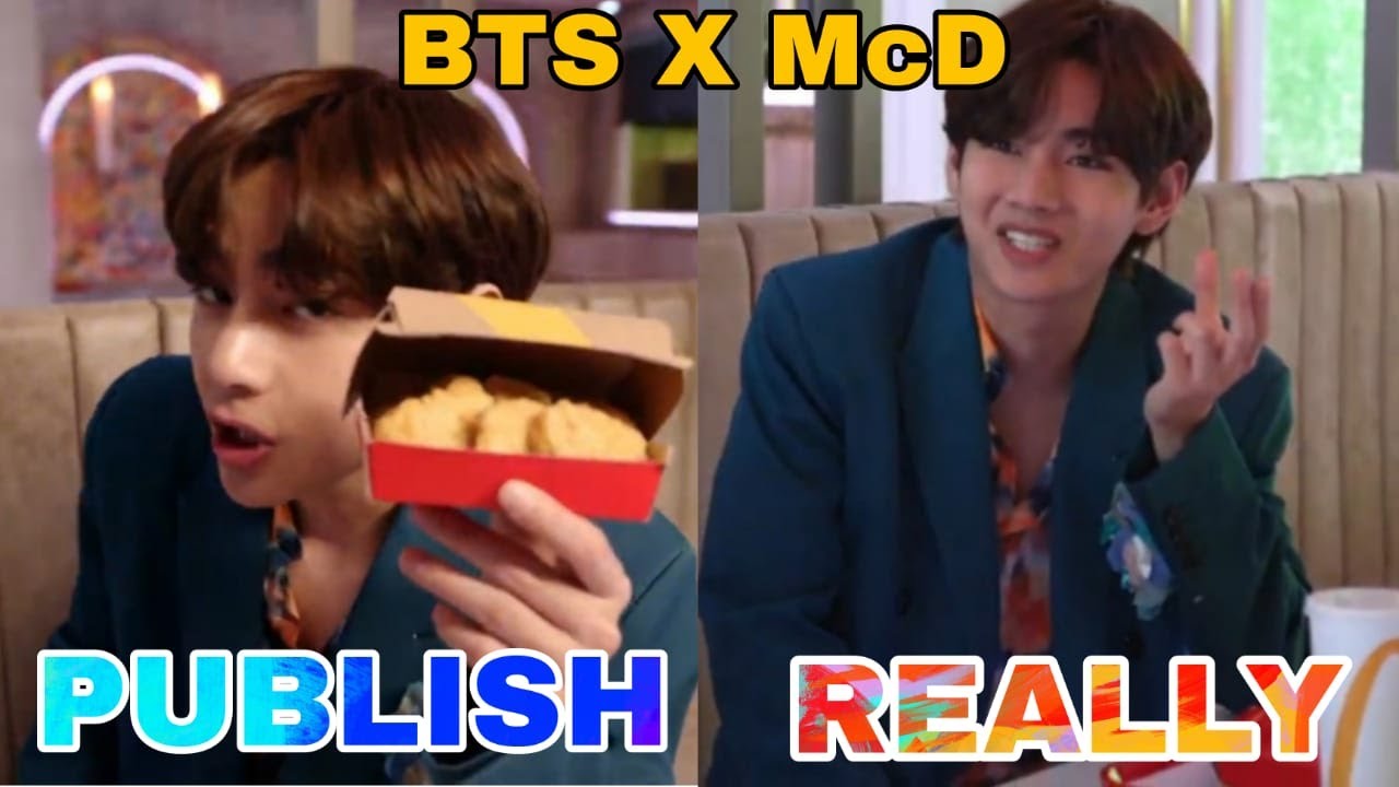 [BTS X McD] Publish vs Really Moment