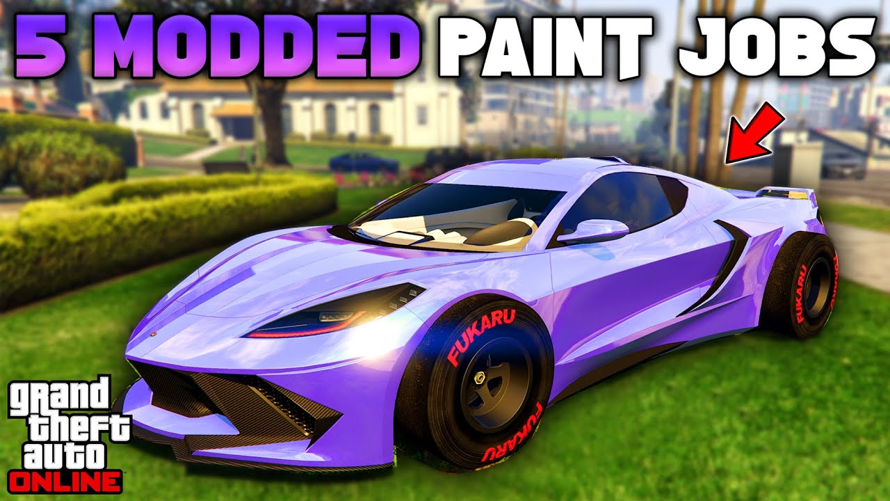 4D MODDED PAINT JOBS IN GTA ONLINE PS4/PS5 (CREW) - XDG MODS