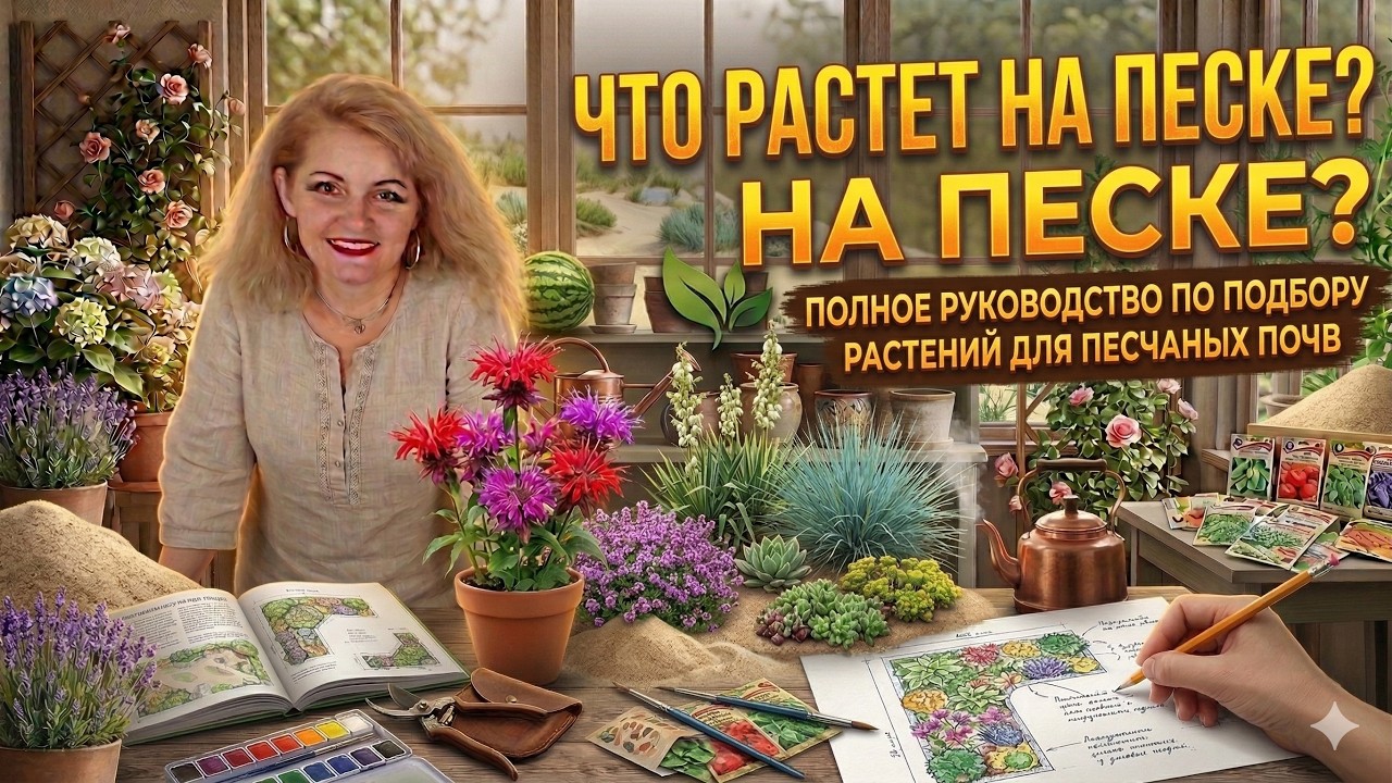 Что посадить в песчаную почву Растения для песчаных почв - YouTube