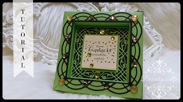 Spellbinders Becca Feeken Adjustable Shadowbox Frame Die Tutorial