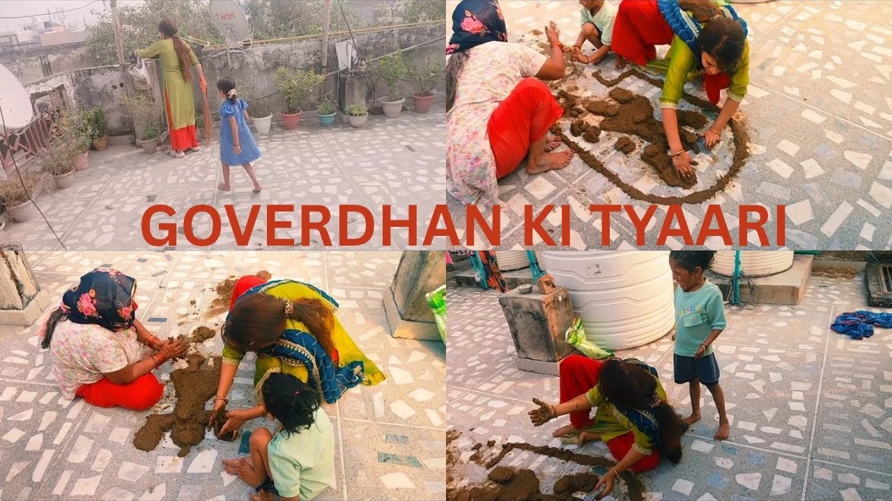 Govardhan bnate huye laga Ruchi mai tapad 🤭🤫🫣