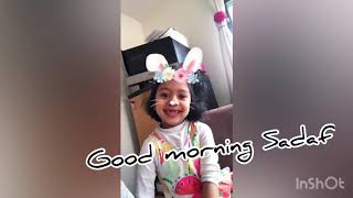 Good morning Sadaf