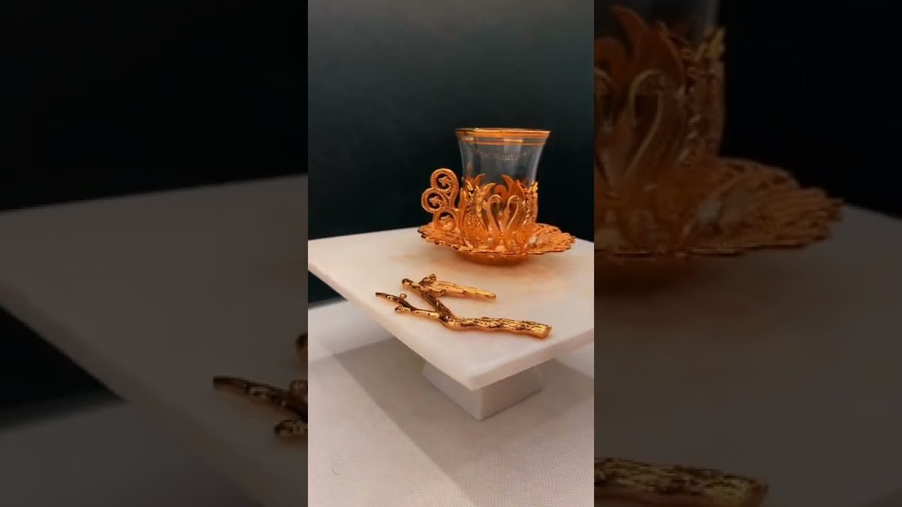 Traditional Turkish Tea Cups 