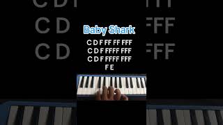 Baby Shark 🦈 #nishitunes #melodica #keyboard #babyshark #shorts #notes #music