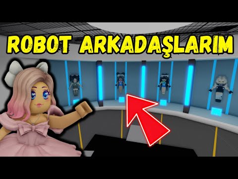 ALEYNA VE SEVİMLİ ROBOT ARKADAŞLARI🥳ARIGİLLER🐝ROBLOX Brookhaven🏡RP