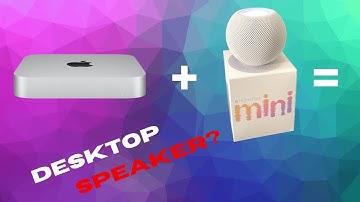 Can the Apple HomePod mini be a Desktop Speaker?!