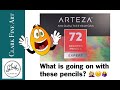 Arteza Expert Colored Pencils: Are these defective? Will water dissolve them? & What did Arteza say?