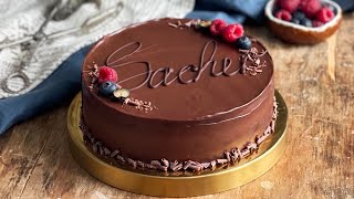 Шоколадно-абрикосовый торт Захер